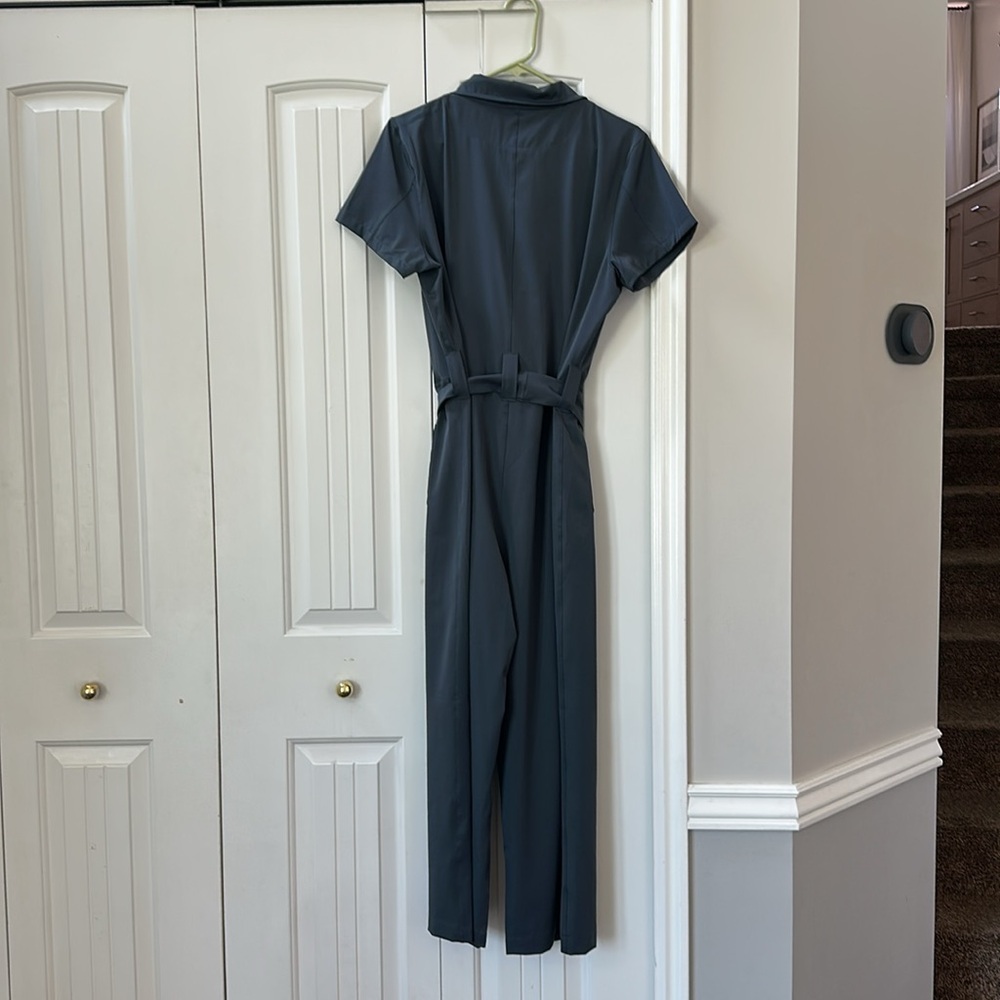 Albion Fit City Jumpsuit Charcoal LIKE NEW - Lg Petite - Picture 11 of 14
